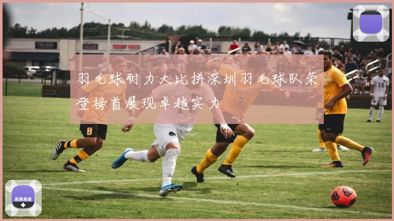 羽毛球耐力大比拼深圳羽毛球队荣登榜首展现卓越实力